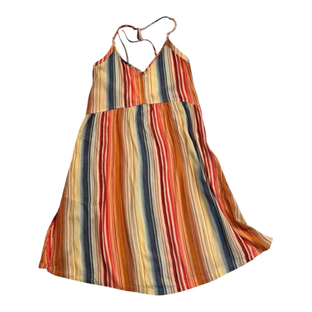 prAna Colorful Striped Sundress Size XS